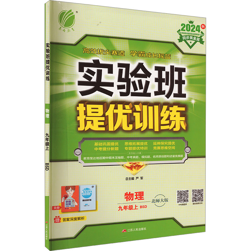 《实验班提优训练 物理 9年级上 BSD 北师大版 2024 》